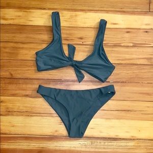 Zaful Green Bikini